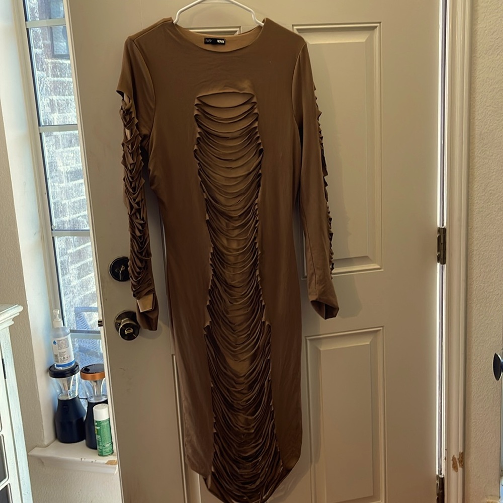 Woman’s beautiful dress